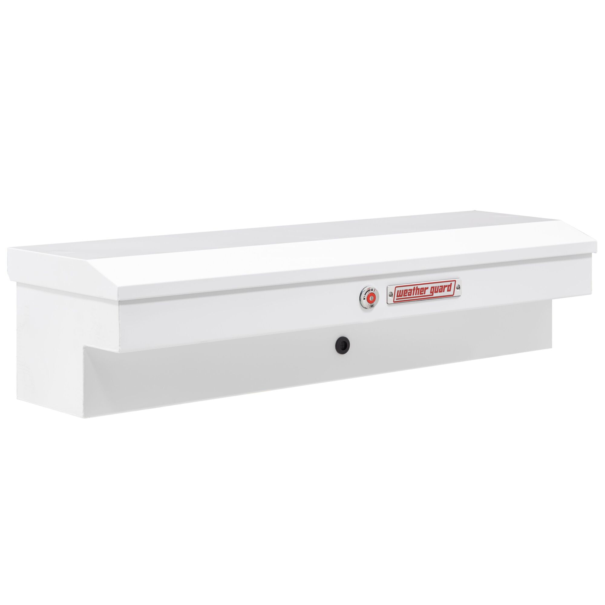 Weather Guard, 56in. L Lo-Side Box, Width 56 in, Material Steel, Color Finish Glossy White, Model# 175-3-04